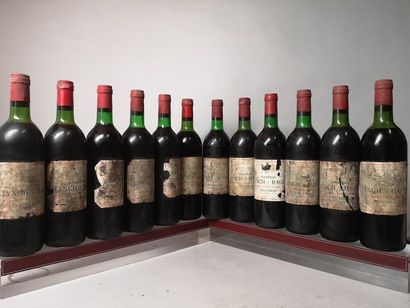 null 12 bouteilles CHÂTEAU LYNCH BAGES - 5é Gcc Pauillac 1979

Etiquettes tachées,...