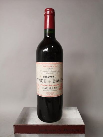 null 1 bouteille CHÂTEAU LYNCH BAGES - 5é Gcc Pauillac 1998

Etiquette légèrement...