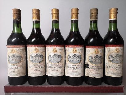 null 6 bouteilles CHÂTEAU RAUSAN SEGLA - 2é Gcc Margaux 1979

Etiquettes légèrement...
