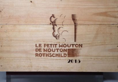 null 6 bouteilles Le PETIT MOUTON de MOUTON ROTHSCHILD - Pauillac 2015

Caisse b...