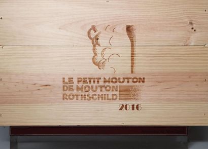 null 6 bouteilles Le PETIT MOUTON de MOUTON ROTHSCHILD - Pauillac 2016 


Caisse...