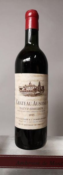 null 1 bouteille CHÂTEAU AUSONE - 1er Gcc(A) Saint Emilion 1955

Etiquette légèrement...