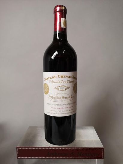 null 1 bouteille CHÂTEAU CHEVAL BLANC - 1er Gcc(A) Saint Emilion 2003