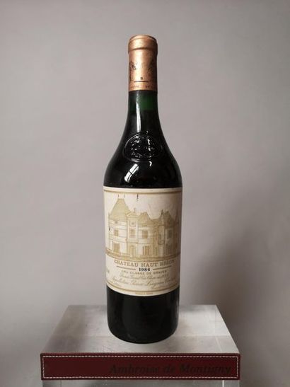 null 1 bouteille CHÂTEAU HAUT BRION - 1er Gcc Pessac Léognan 1986 


Etiquette légèrement...