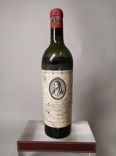 null 1 bouteille CHÂTEAU MOUTON ROTHSCHILD - 1er Gcc Pauillac 1953 


Etiquette tachée,...