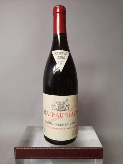 null 1 bouteille CHATEAUNEUF DU PAPE - RAYAS 2006