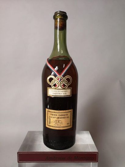 null 1 bouteille CHARTREUSE JAUNE - TIRAGE SPECIAL POUR JEUX OLYMPIQUES D'HIVER de...