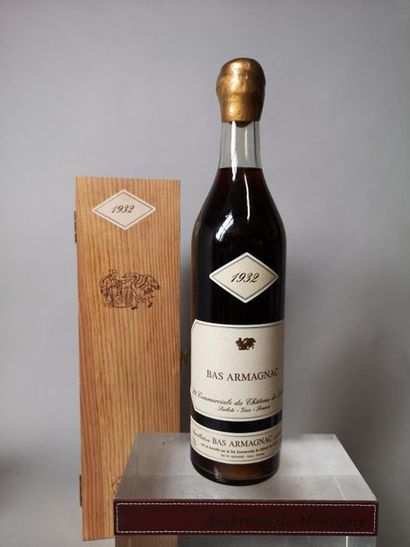 null 1 bouteille BAS ARMAGNAC - CHATEAU DE LAUBADE 1932 Mise en bouteille en Octobre...
