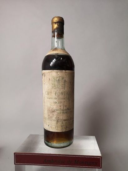 null 2 bouteilles CHÂTEAU PONTAC - Haut Loupiac 1937


Etiquettes légèrement tachées,...