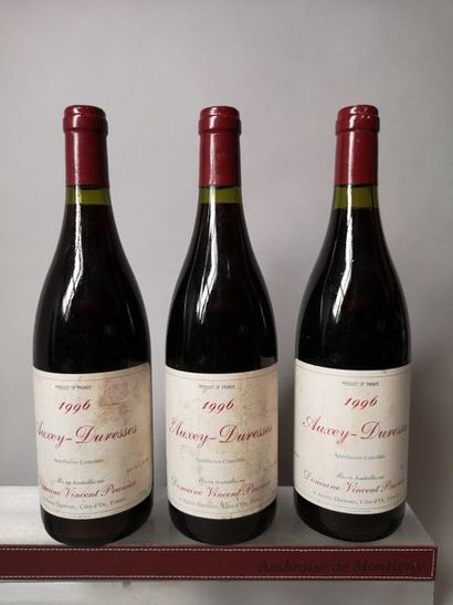 null 6 bouteilles BOURGOGNES ROUGES DIVERS 


3 AUXEY DURESSES - V. PRUNIER 1996...