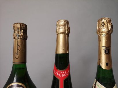 null 6 bouteilles CHAMPAGNES et CREMANTS de CHAMPAGNE A VENDRE EN L'ETAT 


1 PAUL...