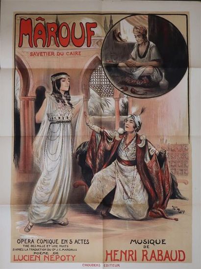 null Henri Edmond RUDAUX (1870-1927), d'après.

Marouf, savetier du Caire.

Affiche...