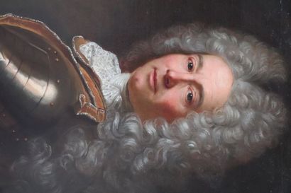 null Ecole française du XVIIIème siècle.
Portrait présumé de Jacques de VEROT, Chevau-léger...