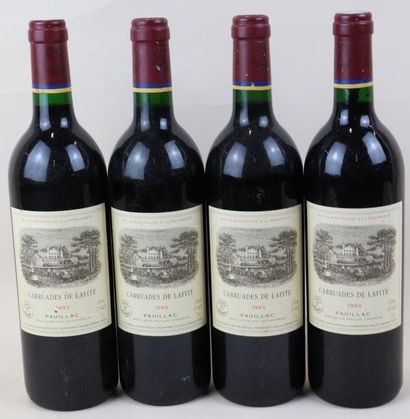 null CARRUADES DE LAFITE

Millésime : 1993

9 bouteilles