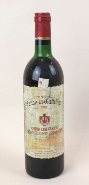 null CHATEAU CANON LA GAFFELIERE

Millésime : 1985

3 bouteilles, e.l.a pour une,...