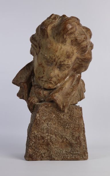 null Marcel André BOURAINE (1886-1948).

Buste de Beethoven.

Sculpture en terre...