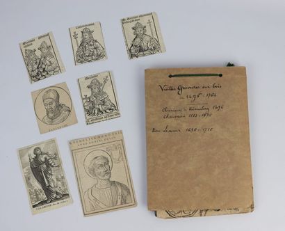 null Album de gravures anciennes comprenant plusieurs gravures sur bois de la chronique...