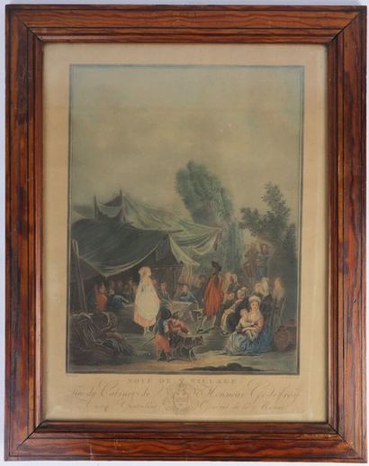 null Nicolas Antoine TAUNAY (1755-1830), gravé par DESCOURTIS.

Foire de village...