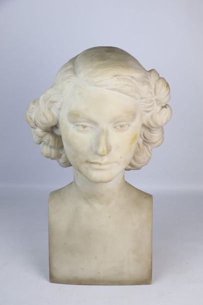 null Albert-César CAPPABIANCA (1881-1962).

Buste de femme.

Sculpture en marbre...