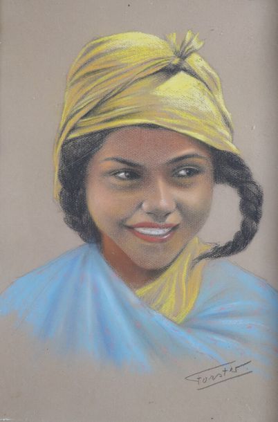 null FORSTER (artiste actif a Meknès dans la première moitié du XXème siècle).

Portrait...