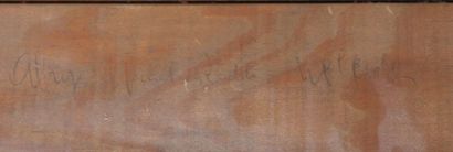 null Michel RODDE (1913-2009).

Inondations.

Huile sur toile signée en bas à droite,...