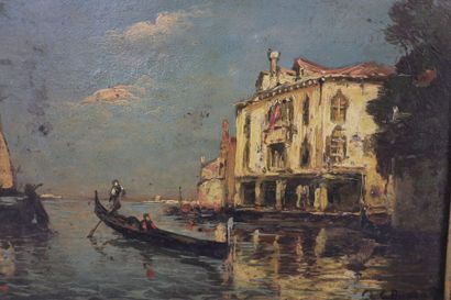 null Albert Ferdinand DUPRAT (1882-1974)

Vue de Venise.

Huile sur panneau signée...