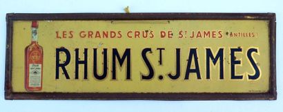 null RHUMS ST JAMES, les grands crus de St James (Antilles).

Plaque publicitaire...