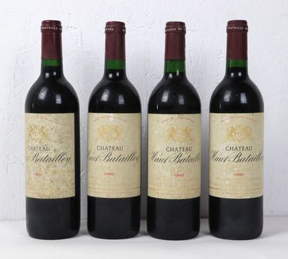 null CHATEAU HAUT BATAILLEY.

Vintage: 1992.

4 bottles, e.t.h.

Coming from a good...