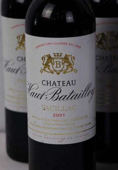 null CHATEAU HAUT BATAILLEY.

Vintage: 2001.

5 bottles.

Coming from a good air-conditioned...