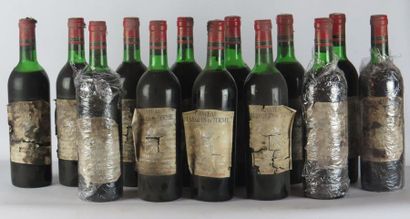 null CASTLE MARQUIS OF TERM.



Vintage: 1975.



13 bottles, e.g. b.g., t.l.b.,...