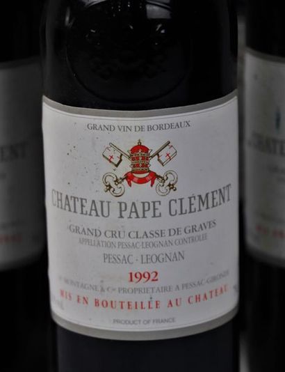 null POPE CLEMENT'S CASTLE.

Vintage: 1992.

7 bottles, some b.g.

Coming from a...