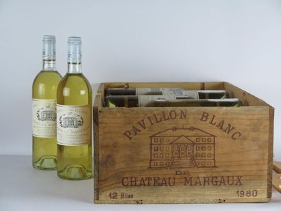 null PAVILLON BLANC DU CHÂTEAU MARGAUX.

Millésime : 1980.

12 bouteilles, CBO, la...