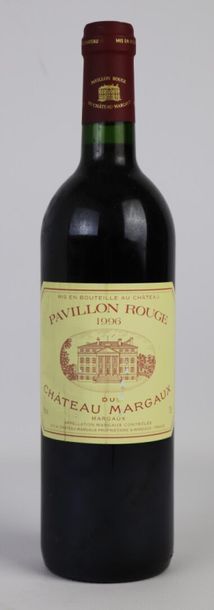 null PAVILLON ROUGE DU CHATEAU MARGAUX.

Millésime : 1996.

1 bouteille, étiquette...