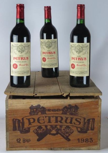 null PETRUS.



Vintage: 1983.



3 bottles, CBO

 of 12.

Coming from a beautiful...