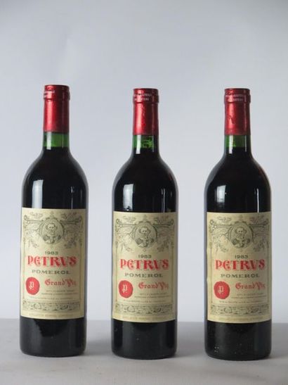 null PETRUS.



Vintage: 1983.



3 bottles.

Coming from a beautiful medieval vaulted...