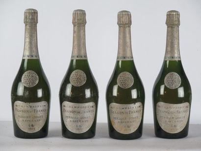 null CHAMPAGNE PERRIER JOUET.

BLASON DE FRANCE.



Millésime : 1973.



4 bouteilles.

Provenant...