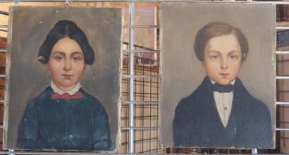 French school of the 19th century.

Portraits...