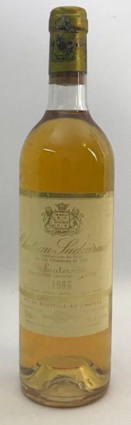 null CHATEAU SUDUIRAULT.

Millésime : 1986.

1 bouteille