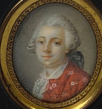 null Ecole française de la fin du XVIIIème siècle.

Portrait présumé du roi Louis...