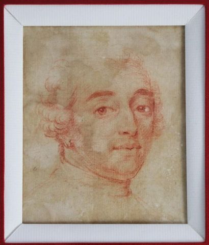 null French school of the 18th century.

Studies for two portraits.

Sanguine on...