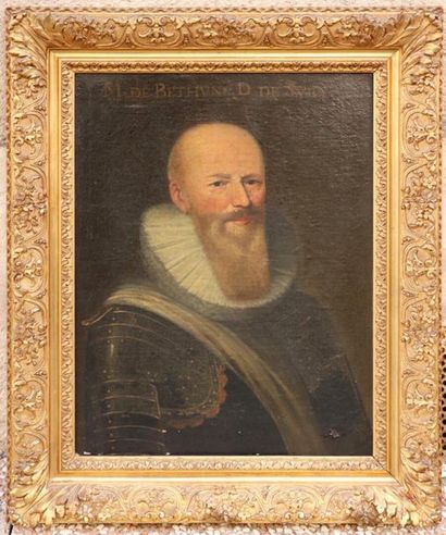 null Ecole française du XVIIème siècle.

Portrait de Monsieur de Bethune de Sully,...