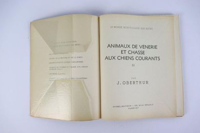 null Joseph OBERTHUR.

Animaux de vénerie, deux tomes, 

Paris, Burel, s.d., bro...
