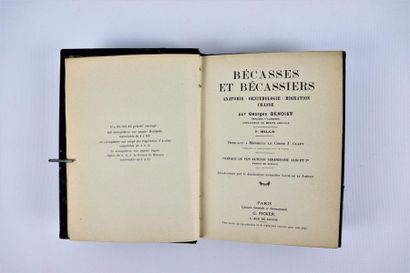 null G BENOIST.

Bécasses et bécassiers.

Paris, G. Ficker, s.d. demi-reliure.

