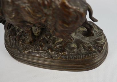 null Alfred DUBUCAND(1828-1894).

Sanglier.

Bronze à patine brune, signé sur la...