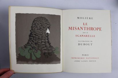 null [DUBOUT] - MOLIÈRE. Oeuvres.

Paris, Sauret, 1954.

7 vol. in-8 brochés, sous...