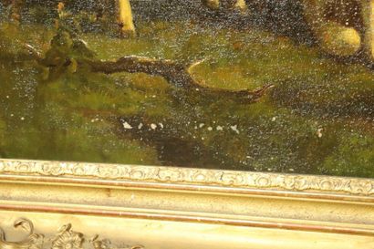 null Victor Emile CARTIER (1811-1866).

Le repos des bêtes.

Huile sur toile, signée...