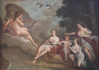 null French school of the 18th century.

Formerly attributed to Charles MONNET.

Venus...