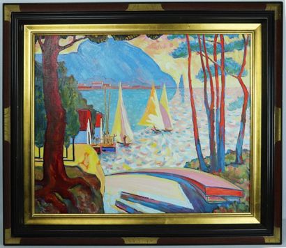 null Yevgeny CHERNOV (born in 1948).

Sunshine.

Oil on canvas, signed lower left.

H_54...