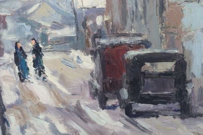 null Adrien SEGERS (1876-1950).

Rouen, Mount Cargan under the snow.

Oil on canvas,...