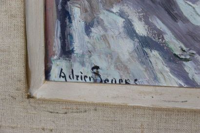 null Adrien SEGERS (1876-1950).

Rouen, Mount Cargan under the snow.

Oil on canvas,...